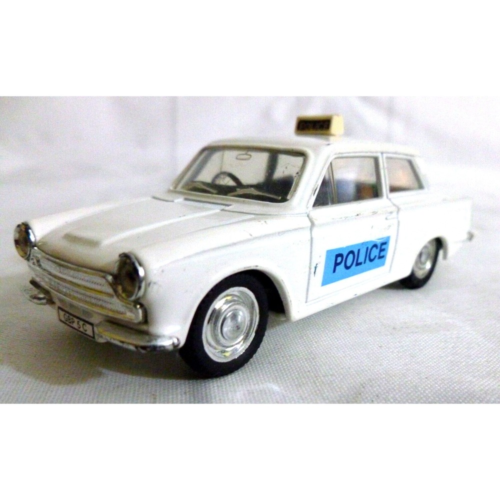 Rare Corgi Lotus Cortina Police Car - Corgi Classic
